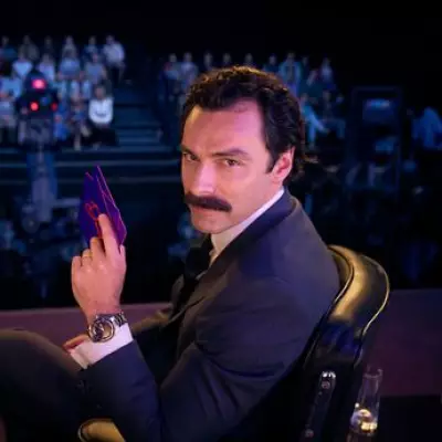 Aidan Turner Reveals Why His Voice Changes for Rivals Mustache