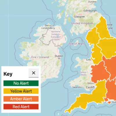 Amber Heat Health Alerts Issued for Five UK Regions as Heatwave Intensifies