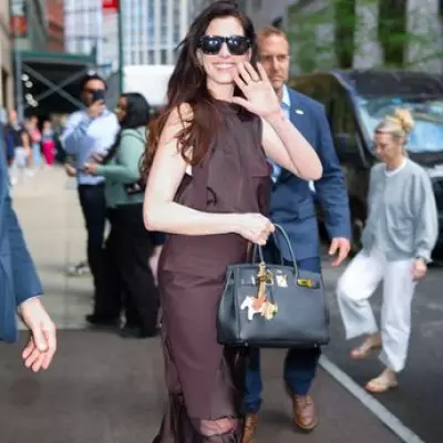 Anne Hathaway's Zebra Print Adidas Trainers Are a Comfy Style Win