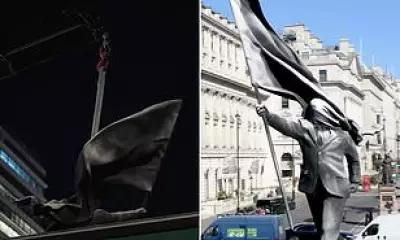 Banksy Reveals How He Installed Mysterious London Statue Under Cover of Darkness