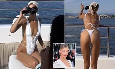 Bella Hadid Relaxes on Superyacht After Daring 50-Foot Yacht Jump