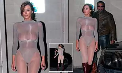 Bianca Censori Bares All in Sheer Bodysuit for Movie Date with Kanye West