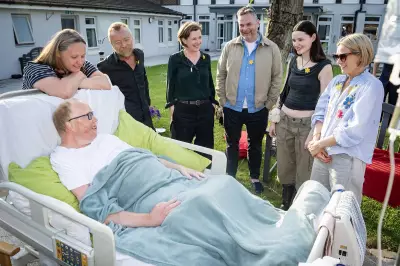 Blue Lights Drama Stars Visit Belfast Marie Curie Hospice