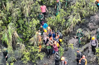 Body of Hiker Recovered After Indonesia Volcano Eruption; Two Missing