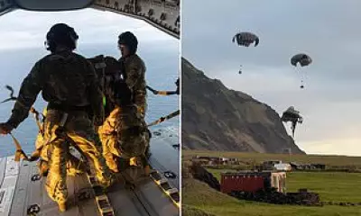 British Paratroopers Airdrop onto Remote Island to Treat Hantavirus Patient
