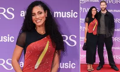 Calvin Harris and Wife Vick Hope Shine at Ivor Novello Awards 2025