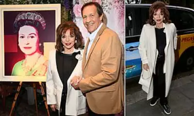 Dame Joan Collins, 92, Stuns at Charity Gala with Husband Percy Gibson