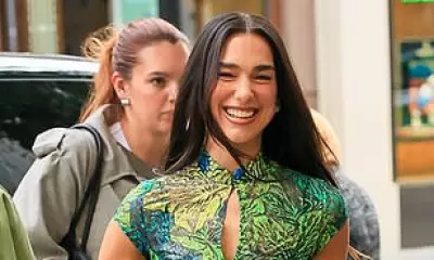Dua Lipa Dazzles in Butterfly Dress at Selfridges Pop-Up Amid Samsung Lawsuit