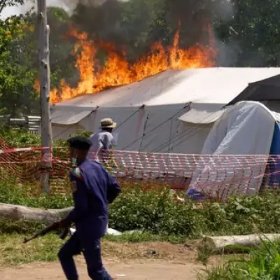 Ebola Field Hospital Set on Fire by Angry Mob in DR Congo