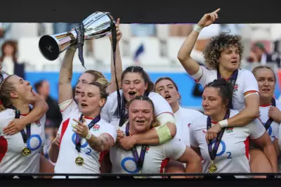England secure fifth consecutive Grand Slam with 43-28 win over France