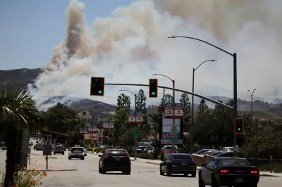 Fast-Growing California Brush Fire Forces Evacuations of Over 20,000