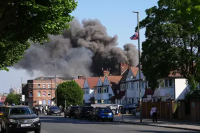 Firefighters Battle Blaze at Golders Green Commercial Property