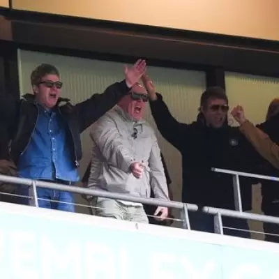 Gallagher Brothers Celebrate Together as Man City Win FA Cup