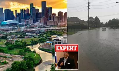 Houston Suburb Katy Sinks 14 Inches in 20 Years, Raising Flood Fears