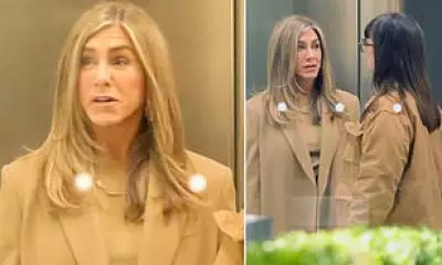 Jennifer Aniston Films Season 5 of The Morning Show in LA
