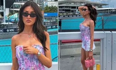 Kate Cassidy Stuns in Photos from Miami Grand Prix Weekend
