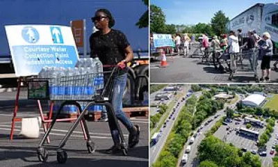 Kent Residents Queue for Water in 32C Heat After Supply Failure