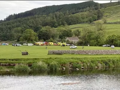 Major Emergency Response at River Wharfe Over Person in Water