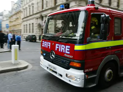 Man Hospitalised with Serious Injuries After Derbyshire House Fire