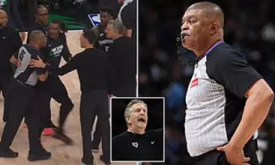 NBA Ref Tony Brothers Confronts Timberwolves Coach Finch Twice in Heated Game