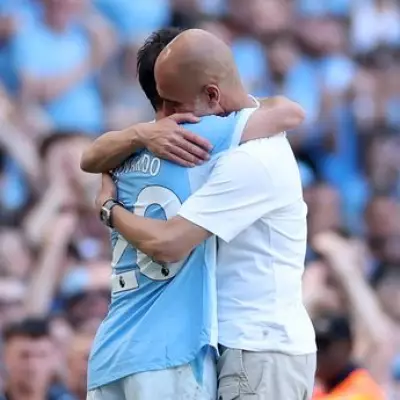 Pep Guardiola in Tears as Man City Players Honour Bernardo Silva
