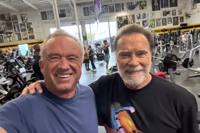 RFK Jr. and Schwarzenegger Workout Selfie Goes Viral