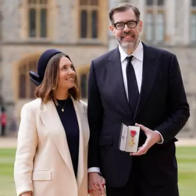 Richard Osman Receives OBE from Princess Anne at Windsor Castle