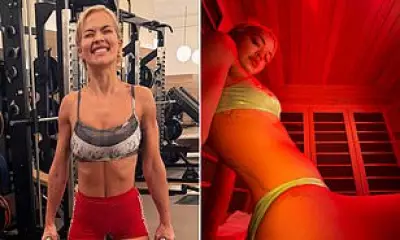 Rita Ora Shows Off Abs in Bikini During Infrared Sauna Spa Session in London
