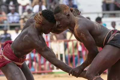 Rituals and Fights Share Spotlight in Senegal's Wrestling Arenas