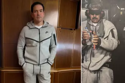Rubio Grilled Over Nike Tracksuit After White House Memes Comparing Him to Maduro