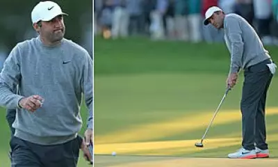 Scheffler Leads Seven-Way Tie at PGA Championship After Opening 67