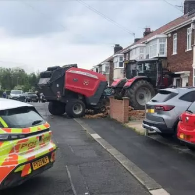 Stolen Tractor Rams Into Middlesbrough Home in Deliberate Attack