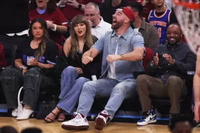 Taylor Swift and Travis Kelce Attend Cavs-Knicks Game 3 Courtside