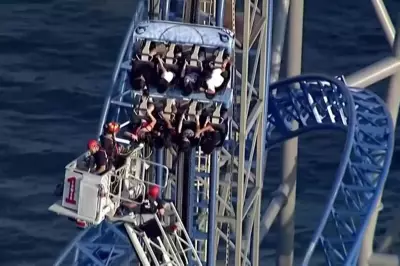 Texas Rollercoaster Malfunction Leaves Riders Trapped 100ft in Air for Hours