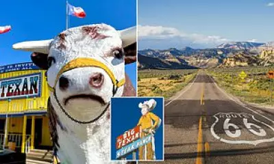 Texas Steakhouse Takes 72-Ounce Challenge on Route 66 Tour