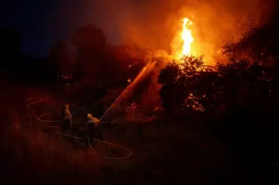 Thousands Evacuated as Sandy Fire Threatens Southern California Homes