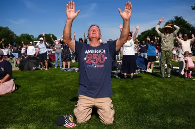 Thousands Gather for Prayer Rally on National Mall in Washington