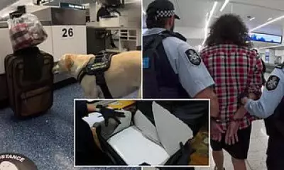 Three men charged over alleged 14kg heroin smuggling attempt at Sydney Airport