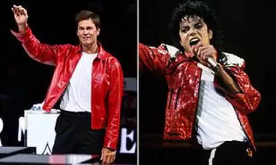 Tom Brady's Red Leather Jacket at Aces Game Sparks Social Media Mockery