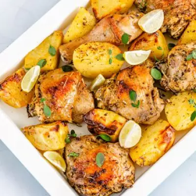 Tom Kerridge's Super Easy Lemon Chicken Traybake Ready in Under an Hour