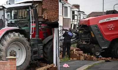 Two Arrested After Tractor Rams Family Home in Middlesbrough