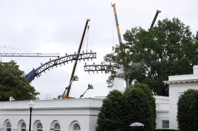 UFC Arena Construction Begins at White House for Trump's 80th Birthday