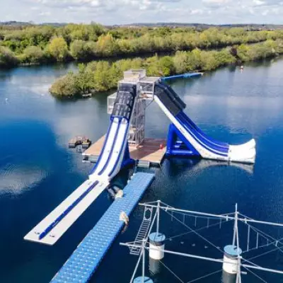 UK Water Park Reopens with Massive 39ft X Tower Slide
