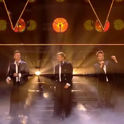 Westlife Pay Emotional Tribute to Simon Cowell Without Mark Feehily on BGT
