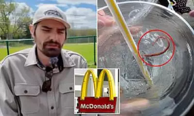 Wisconsin Man Sucks Sewage Worm from McDonald's Sweet Tea