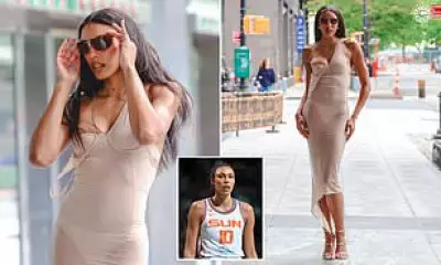 WNBA Star Olivia Nelson-Ododa Stuns in Sheer Dress Before Season Opener