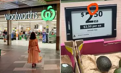 Woolworths Shoppers Baffled by Blinking Lights Above Price Tags