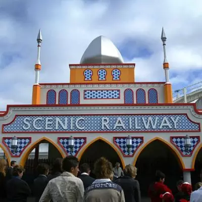 World's Oldest Rollercoaster Has a Brakeman Standing to Control Speed