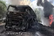 16 Killed as Passenger Bus Hits Fuel Tanker in Indonesia