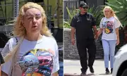 Amanda Bynes Shows Off Purple Brows and Slimmer Frame in LA Outing